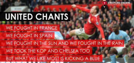 Kicking A Blue Man United Chant