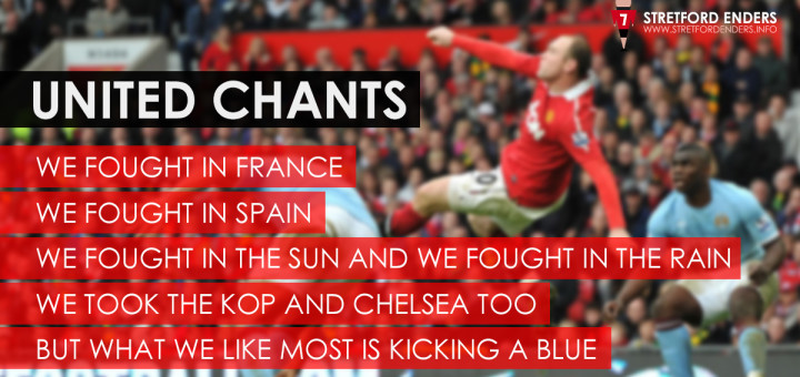 Kicking A Blue Man United Chant